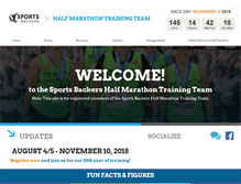 Tablet Screenshot of halfmarathontrainingteam.com